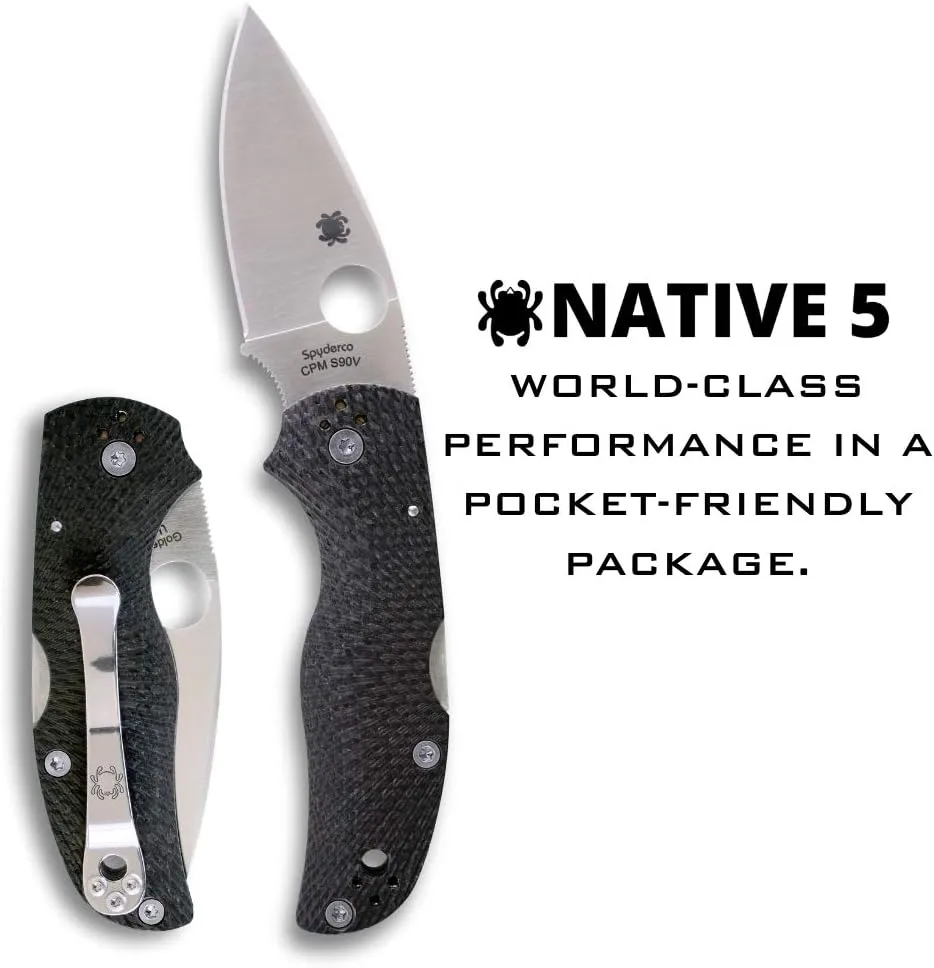 Spyderco Native 5 Folding Knife with 2.95" Blade