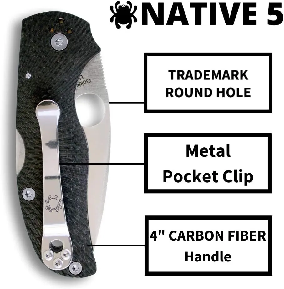 Spyderco Native 5 Folding Knife with 2.95" Blade