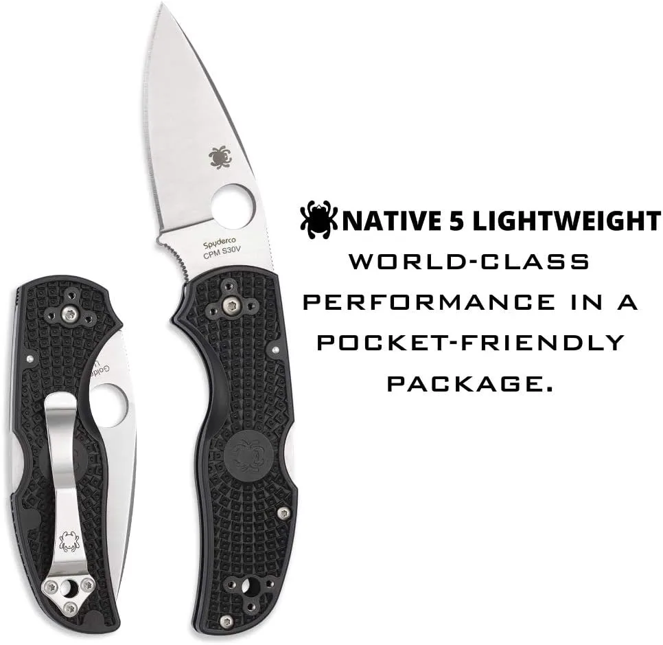 Spyderco Native 5 Folding Knife with 2.95" Blade