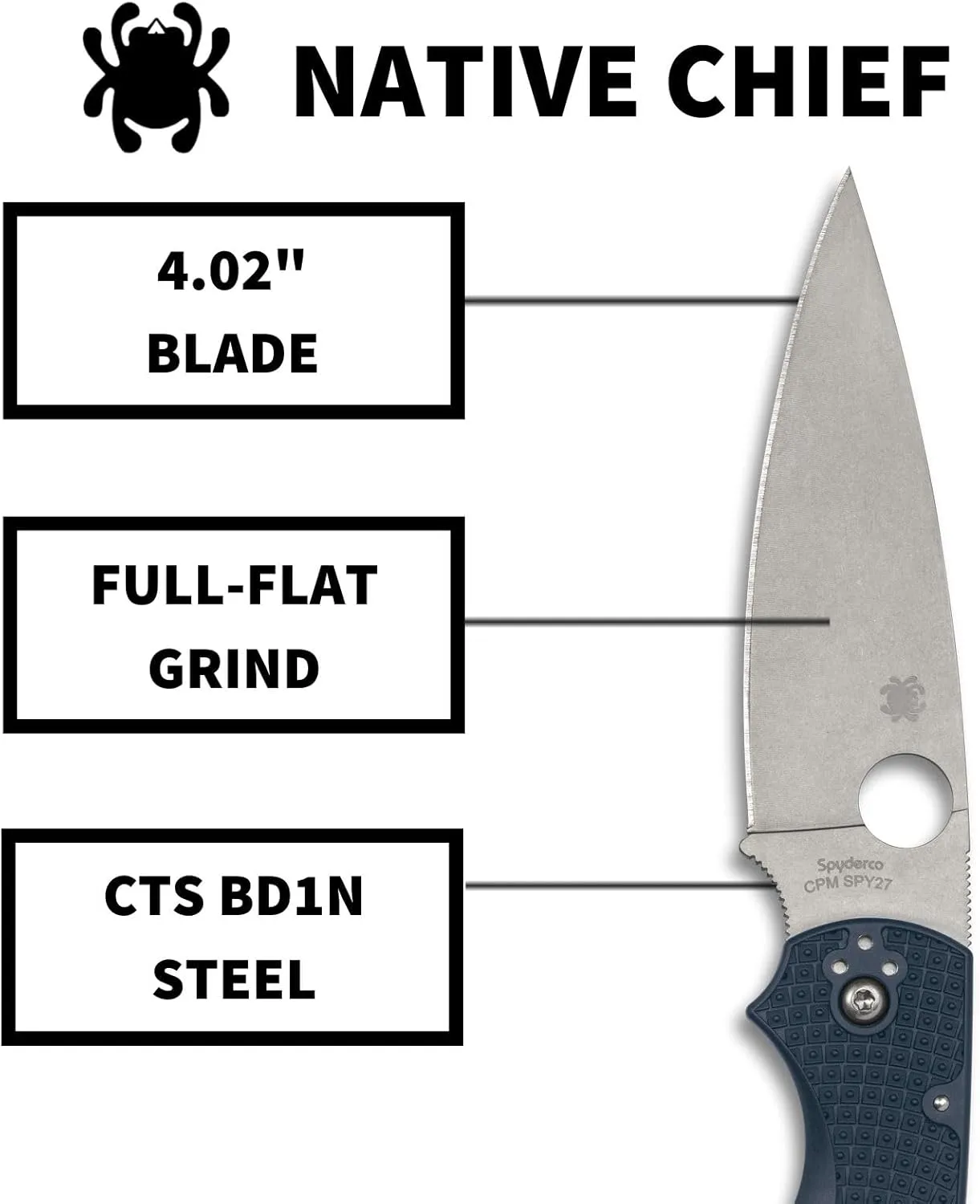 Spyderco Native Chief Lightweight Folding Knife