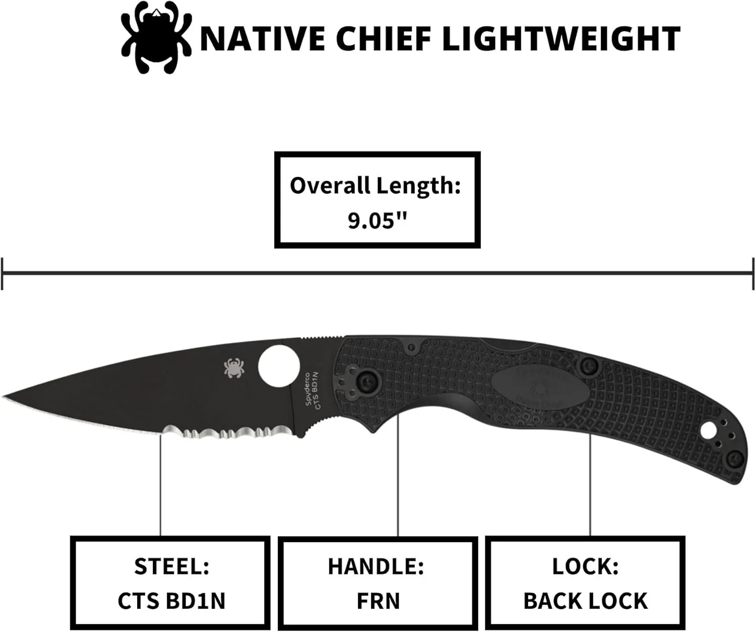 Spyderco Native Chief Lightweight Folding Knife