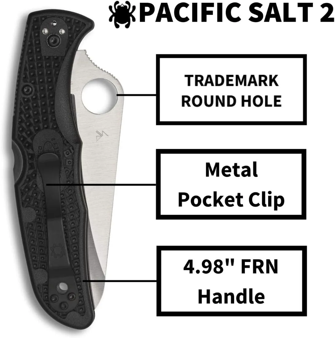 SPYDERCO Pacific Salt 2 Lightweight Folding Knife