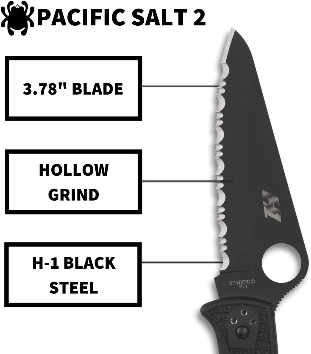 Spyderco Pacific Salt 2 Lightweight Folding Knife