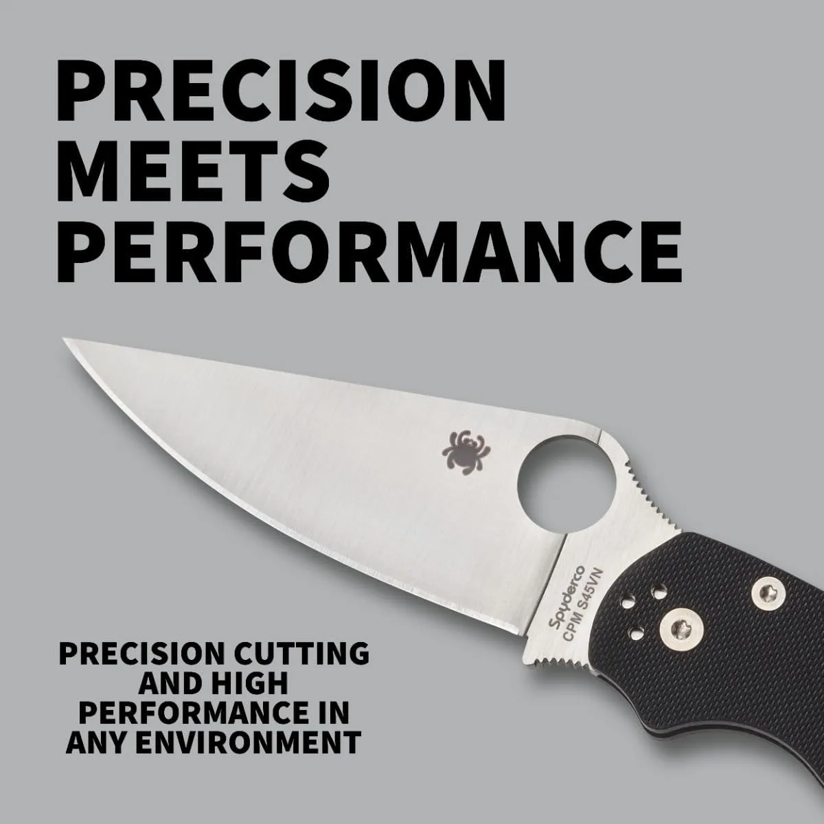 Spyderco Para Military 2 Folding Knife with G-10 Handle
