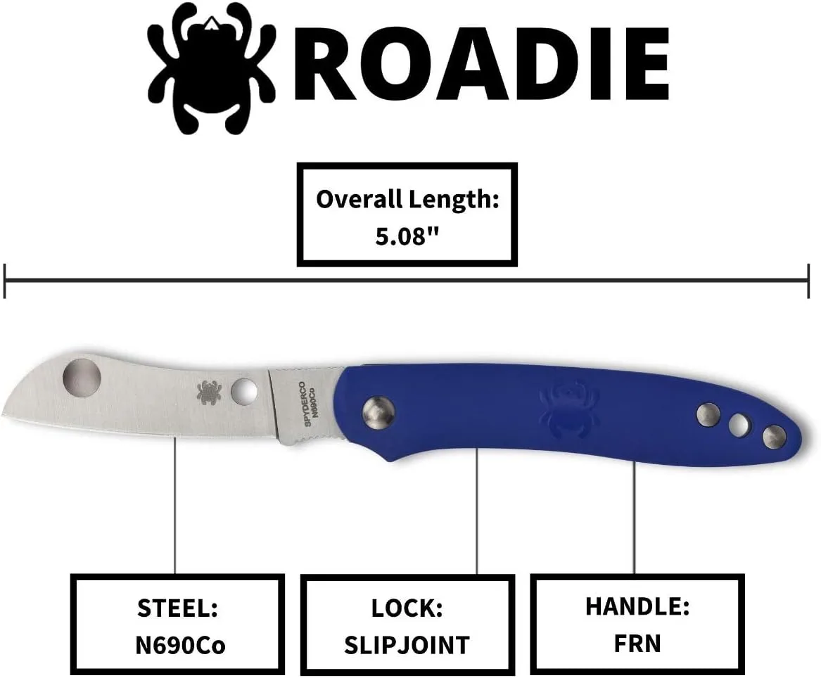 SPYDERCO Roadie Non-Locking Folding Pocket Knife
