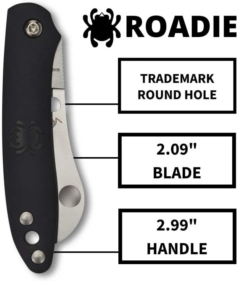 SPYDERCO Roadie Non-Locking Folding Pocket Knife