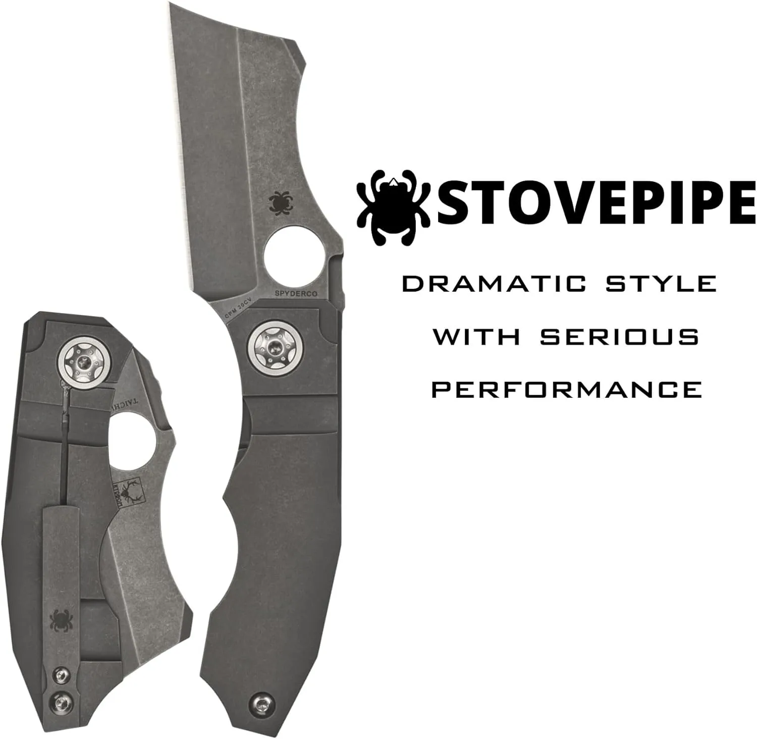 Spyderco C260TIP Stovepipe Titanium