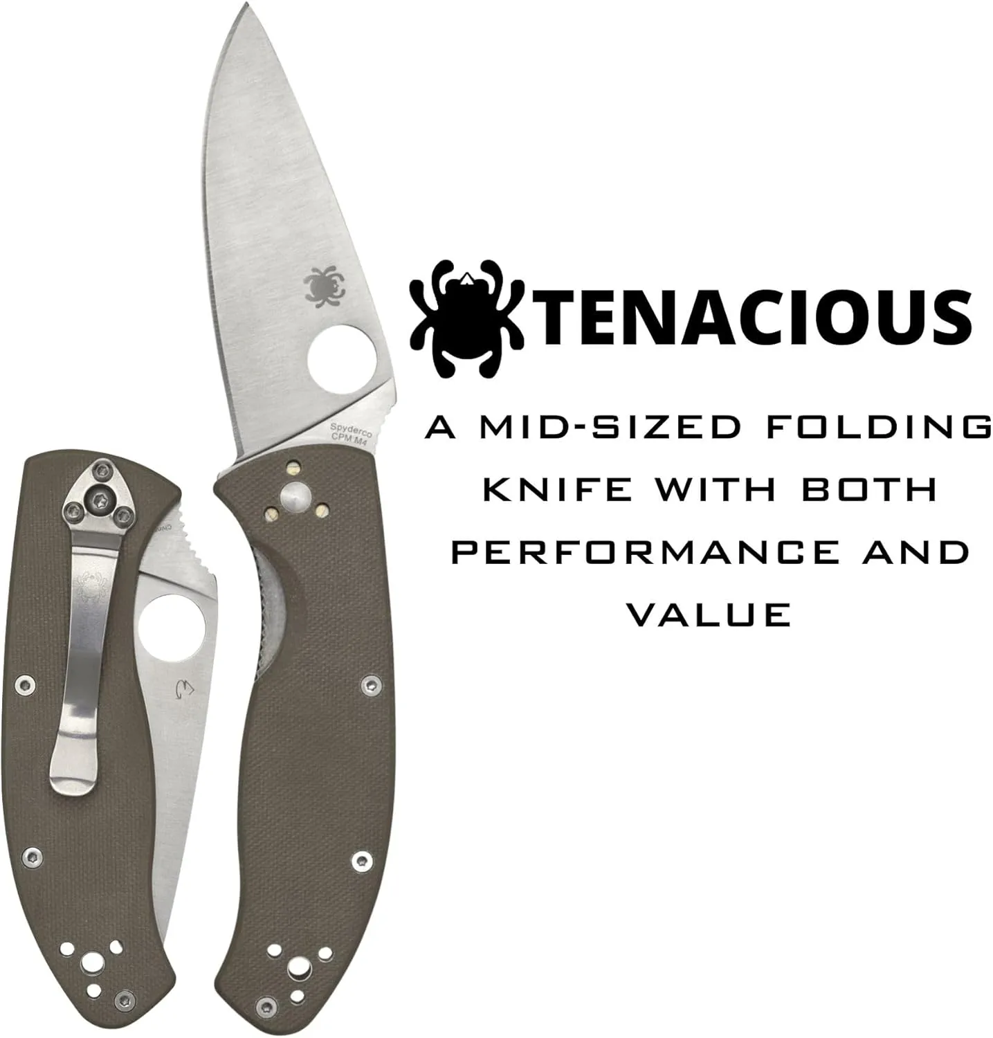 Spyderco Tenacious Folding Pocket Knife