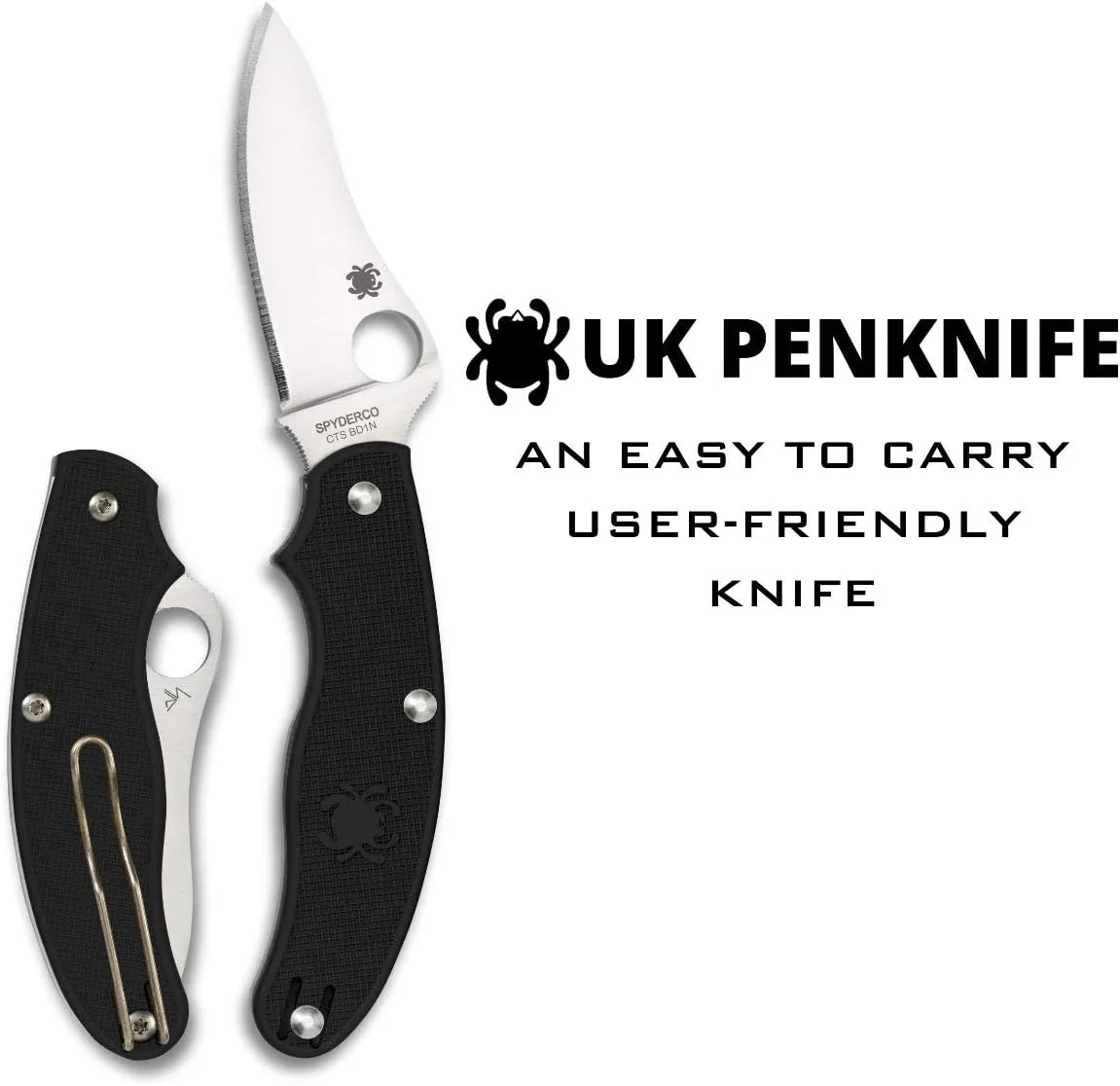 SPYDERCO UK Penknife Lightweight Slip-Joint Pocket Knife