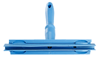 Hygienic Hand Squeegee w/ Replacement Cassette, 9.8", Blue