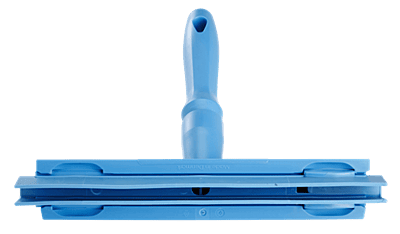 Hygienic Hand Squeegee w/ Replacement Cassette, 9.8", Blue Hygienic Hand Squeegee w/ Replacement Cassette, 9.8", Blue