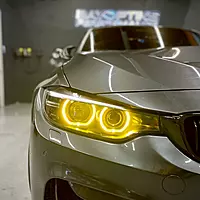Pre-Built F8X M3 M4 / F32 4 Series Headlights β CSL Yellow DRL (2014β2017 Xenon Only)