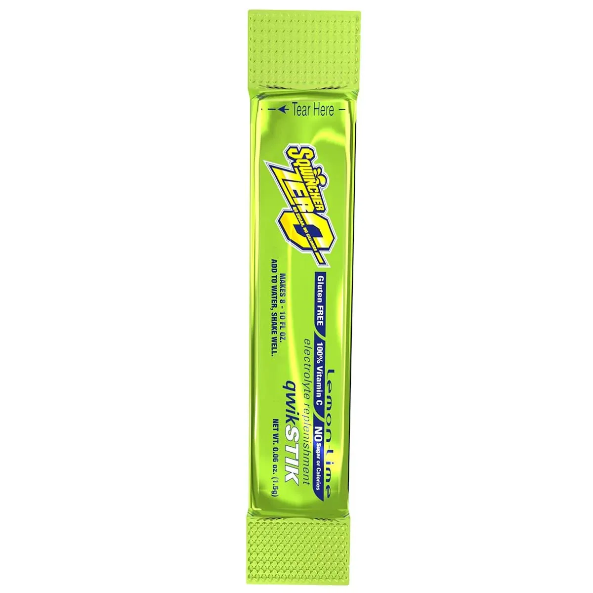 Sqwincher 159060205 8-10oz Yield - Powder Single Serve - Zero - Lemon Lime
