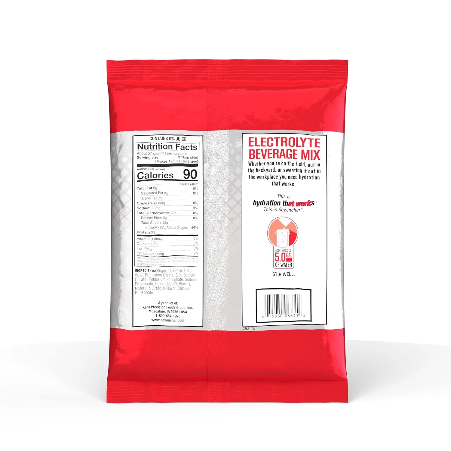Powder Packs - 5-gal fruit punch powderdrink mix