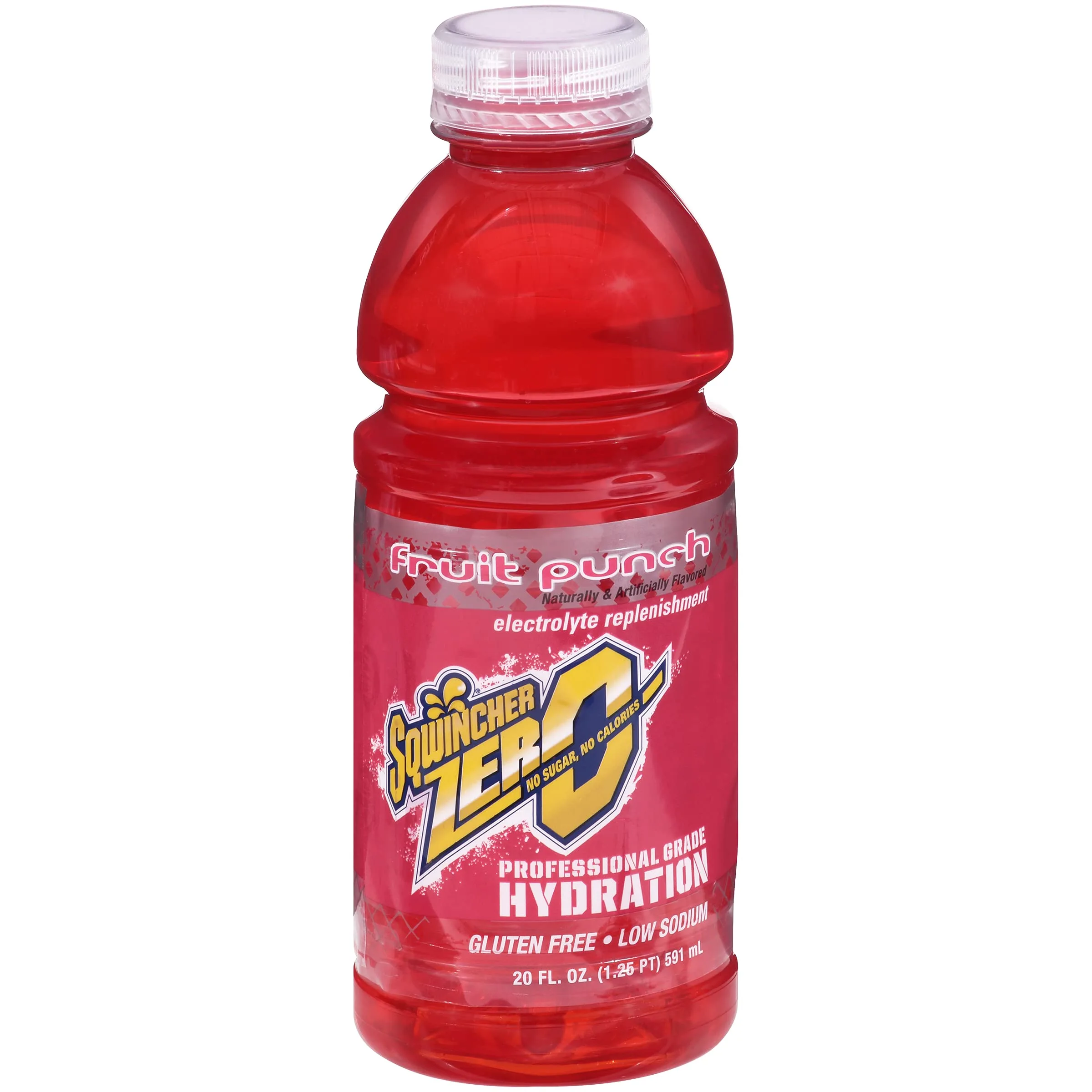 Sqwincher Zero Ready-to-Drink Electrolyte Hydration Drink Bottles