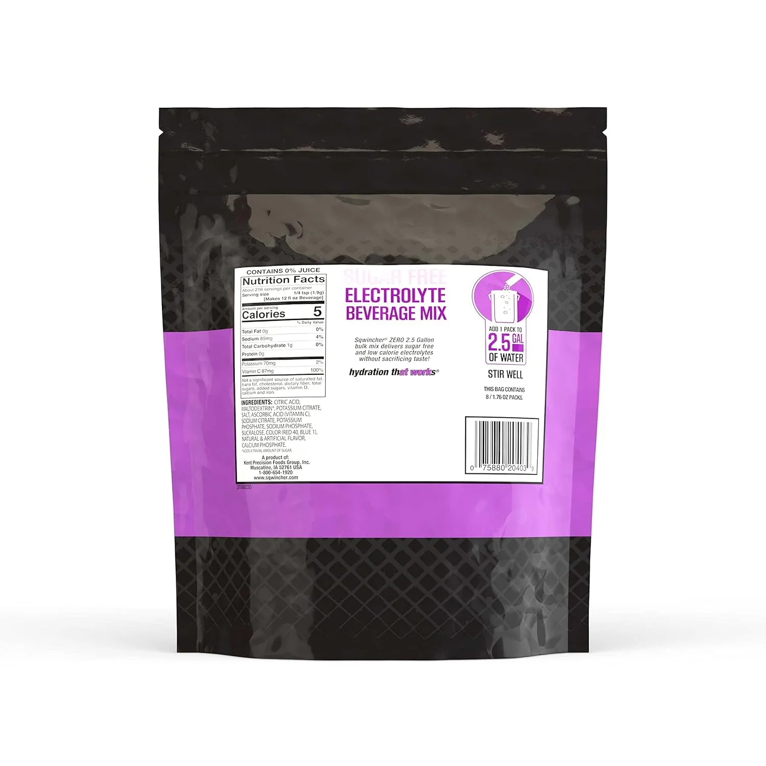 Sqwincher Zero Power Pack | Assorted Flavored | Sugar Free | Low Calorie | Low Sodium | Electrolyte Replenishment Hydration