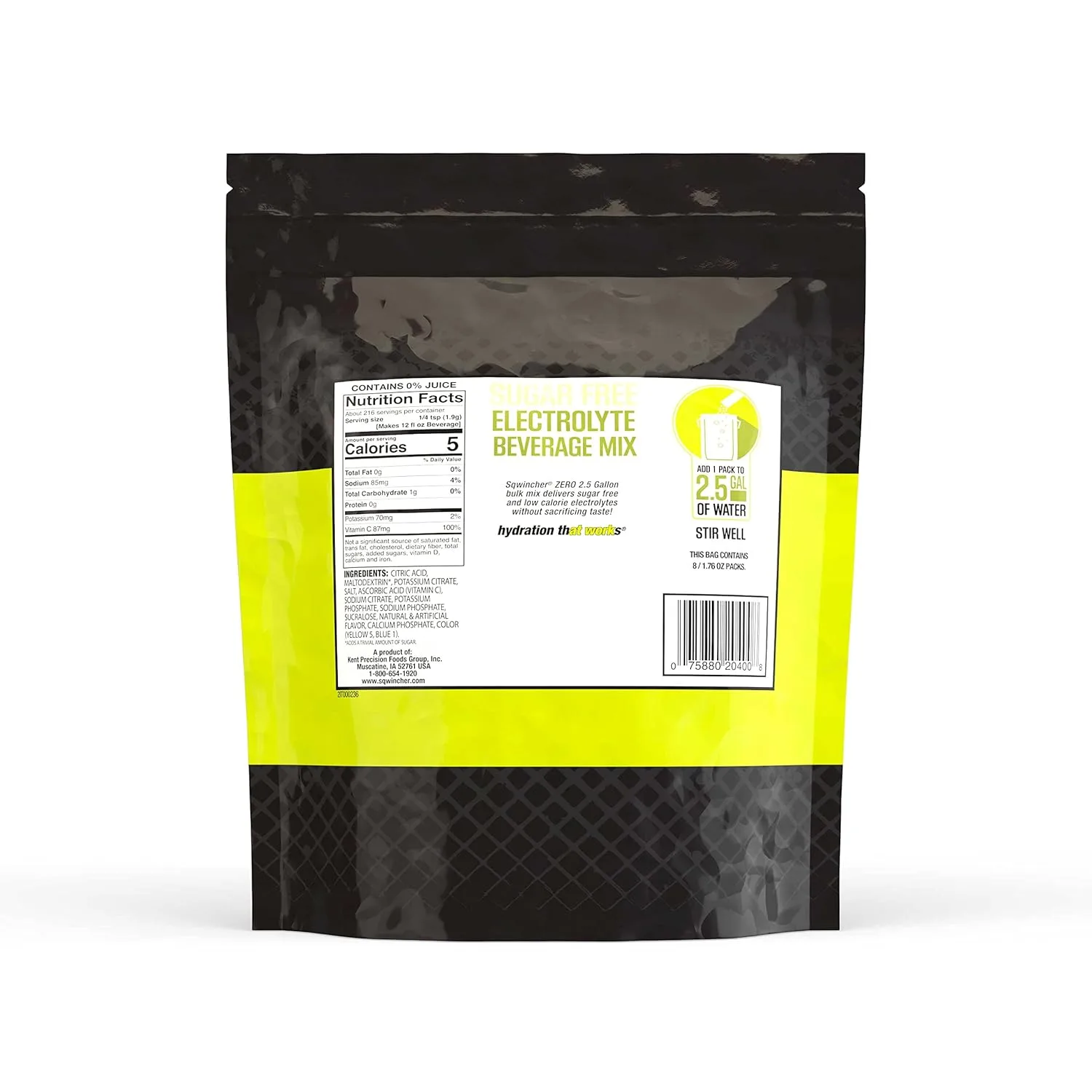 Sqwincher Zero Power Pack | Assorted Flavored | Sugar Free | Low Calorie | Low Sodium | Electrolyte Replenishment Hydration
