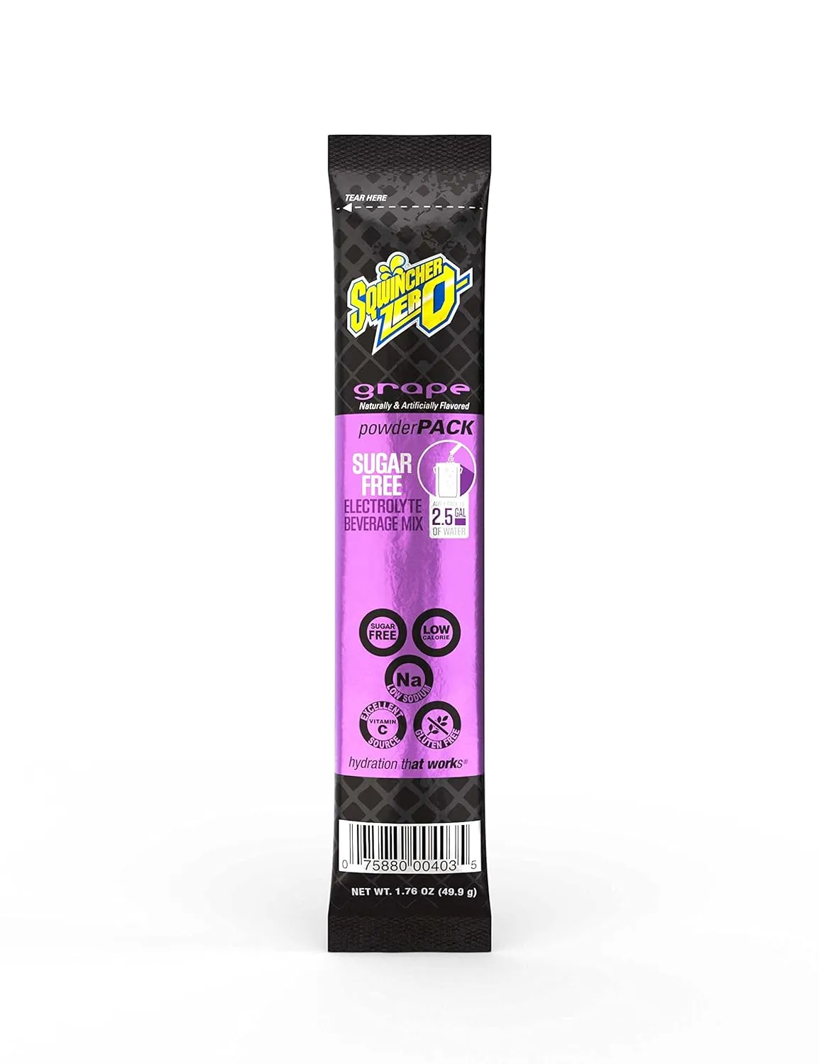 Sqwincher Zero Power Pack | Assorted Flavored | Sugar Free | Low Calorie | Low Sodium | Electrolyte Replenishment Hydration