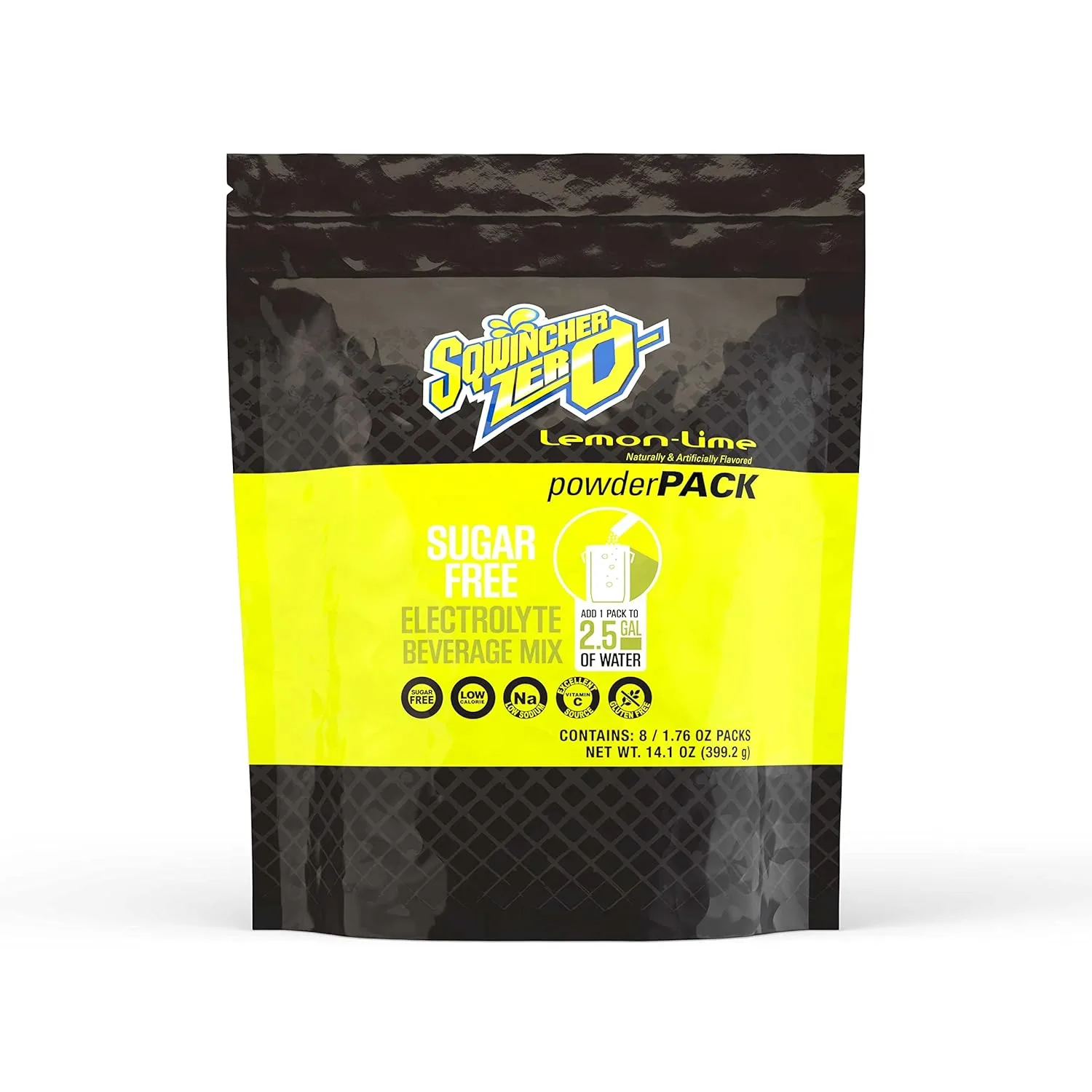 Sqwincher Zero Power Pack | Assorted Flavored | Sugar Free | Low Calorie | Low Sodium | Electrolyte Replenishment Hydration