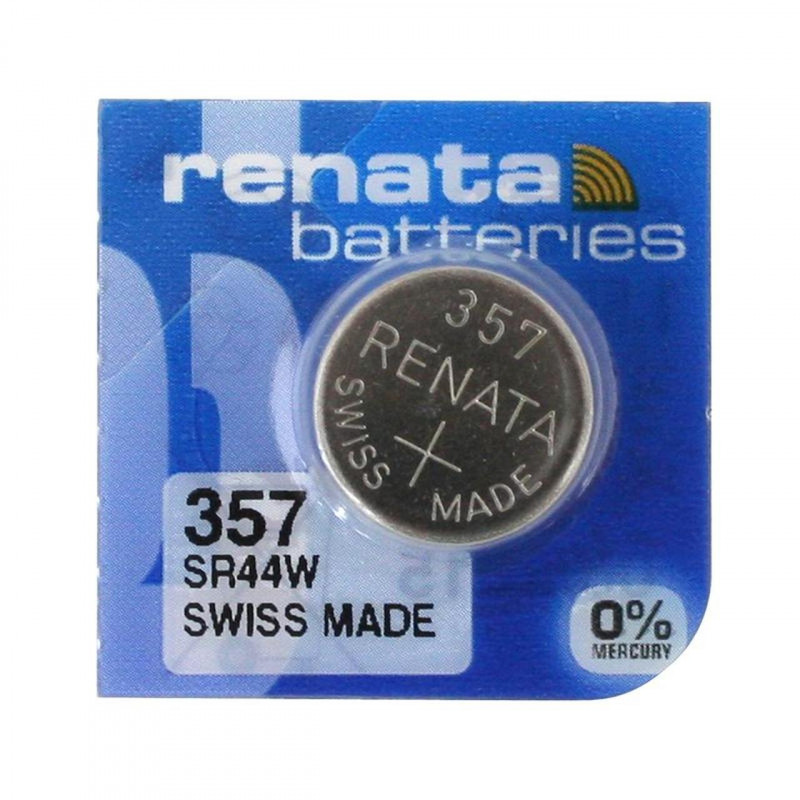 Coin Battery, 1.55v, Size: SR44, 357, Brand: RENATA