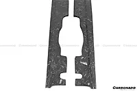 2008β2012 BMW M3 E92/E93 ET Style Carbon Fiber Side Skirts Under Board