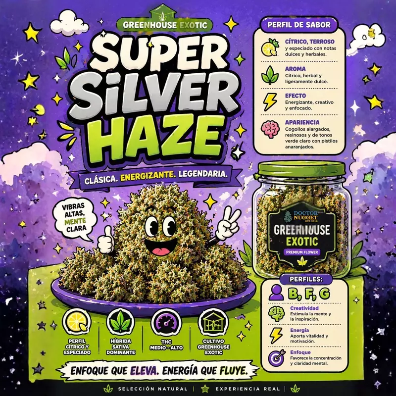 Dr. Nugget Super Silver Haze THC Flor