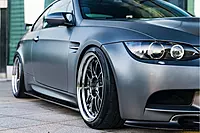 2008β2012 BMW M3 E92/E93 ET Style Carbon Fiber Side Skirts Under Board