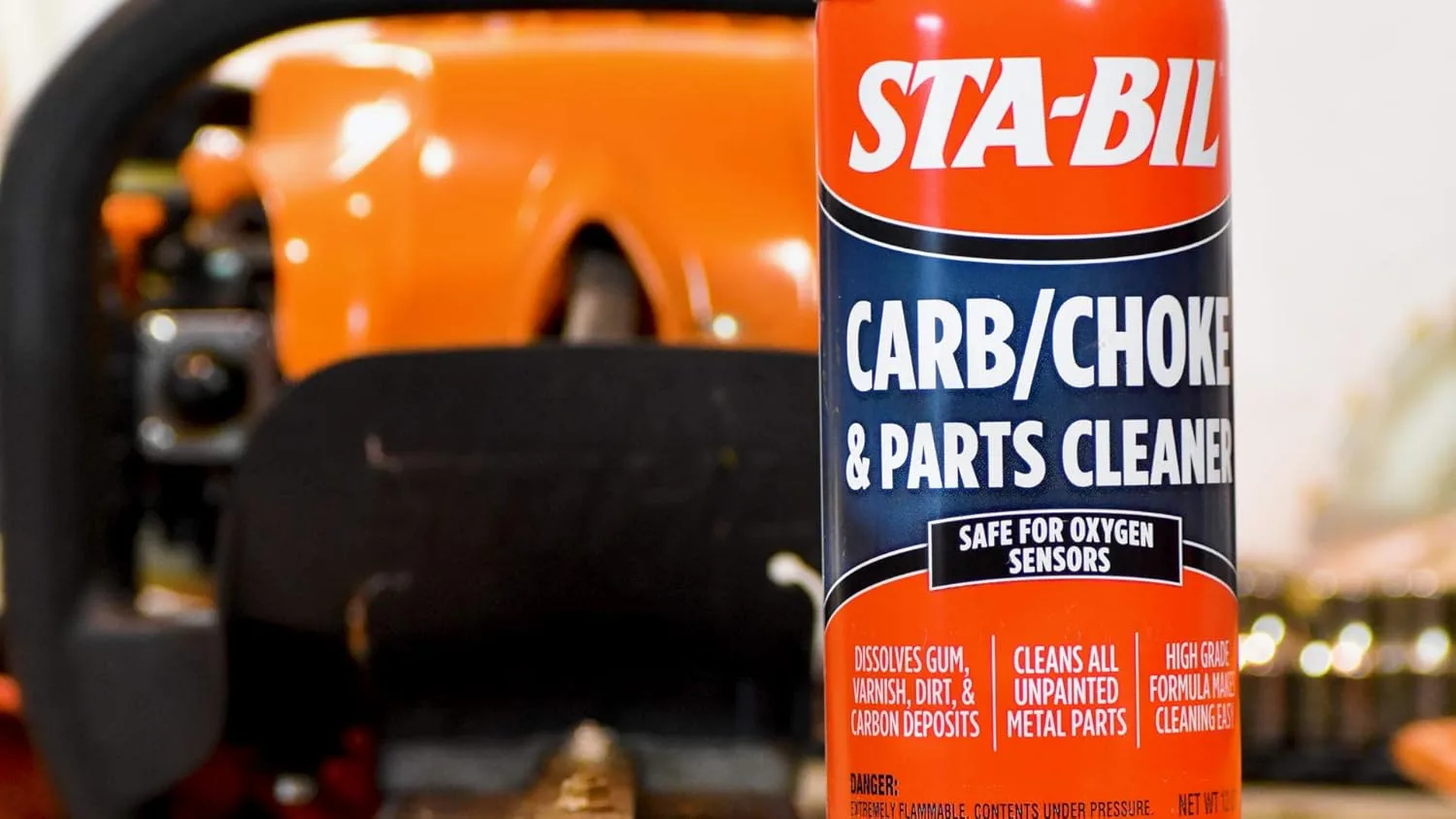 STA-BIL Carb/Choke & Parts Cleaner - Safe For Oxygen Sensors - Dissolves Gum, Varnish, Dirt