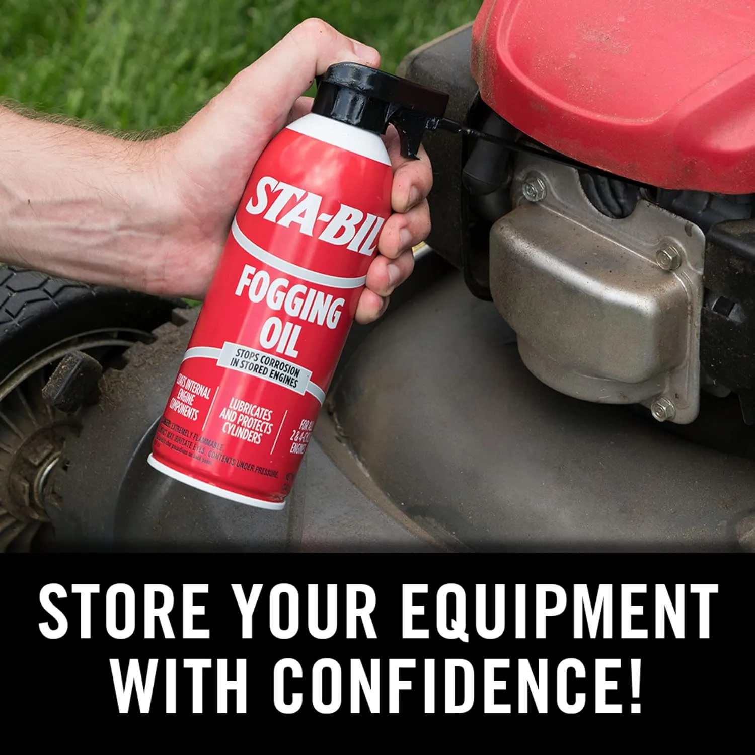 STA-BIL (22001) Fogging Oil - Stops Corrosion In Stored Engines - Lubricates And Protects Cylinders