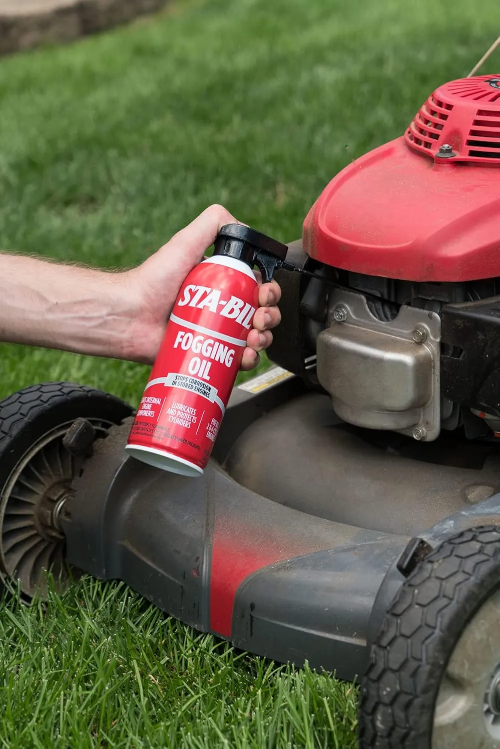 STA-BIL (22001) Fogging Oil - Stops Corrosion In Stored Engines - Lubricates And Protects Cylinders