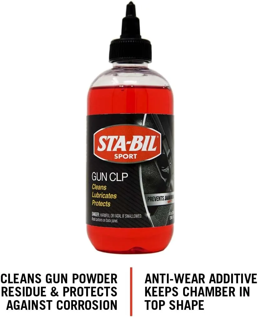 STA-BIL Gun CLP - Cleans, Lubricates, Prevents Jamming, Superior Lubrication With Anti-Wear Additive, Displaces Water
