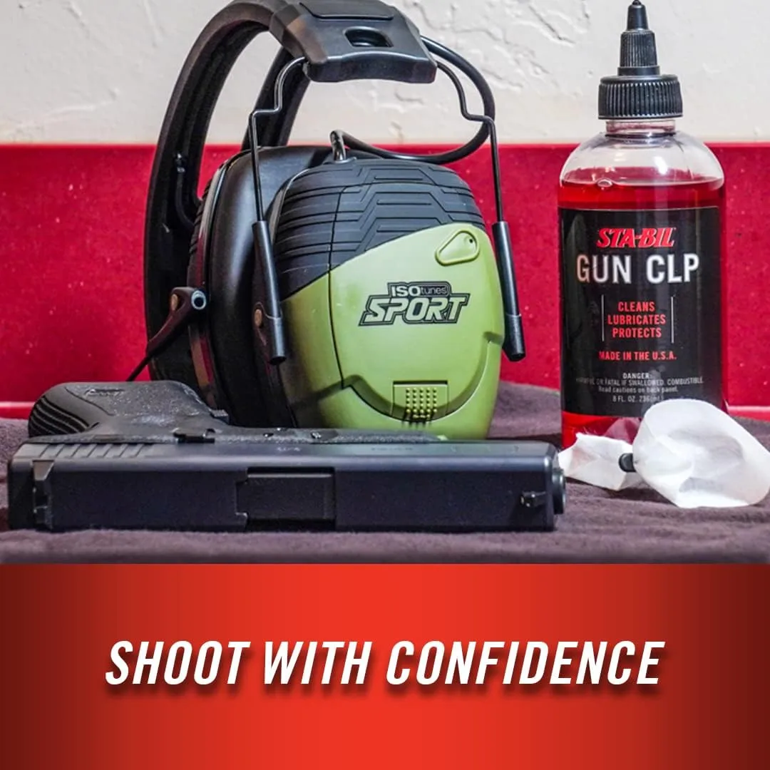STA-BIL Gun CLP - Cleans, Lubricates, Prevents Jamming, Superior Lubrication With Anti-Wear Additive, Displaces Water