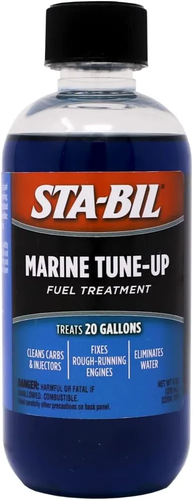 STA-BIL Marine Tune-Up Fuel Treatment – Cleans Carburetors and Injectors – Fixes Rough Running Engines – Eliminates Water