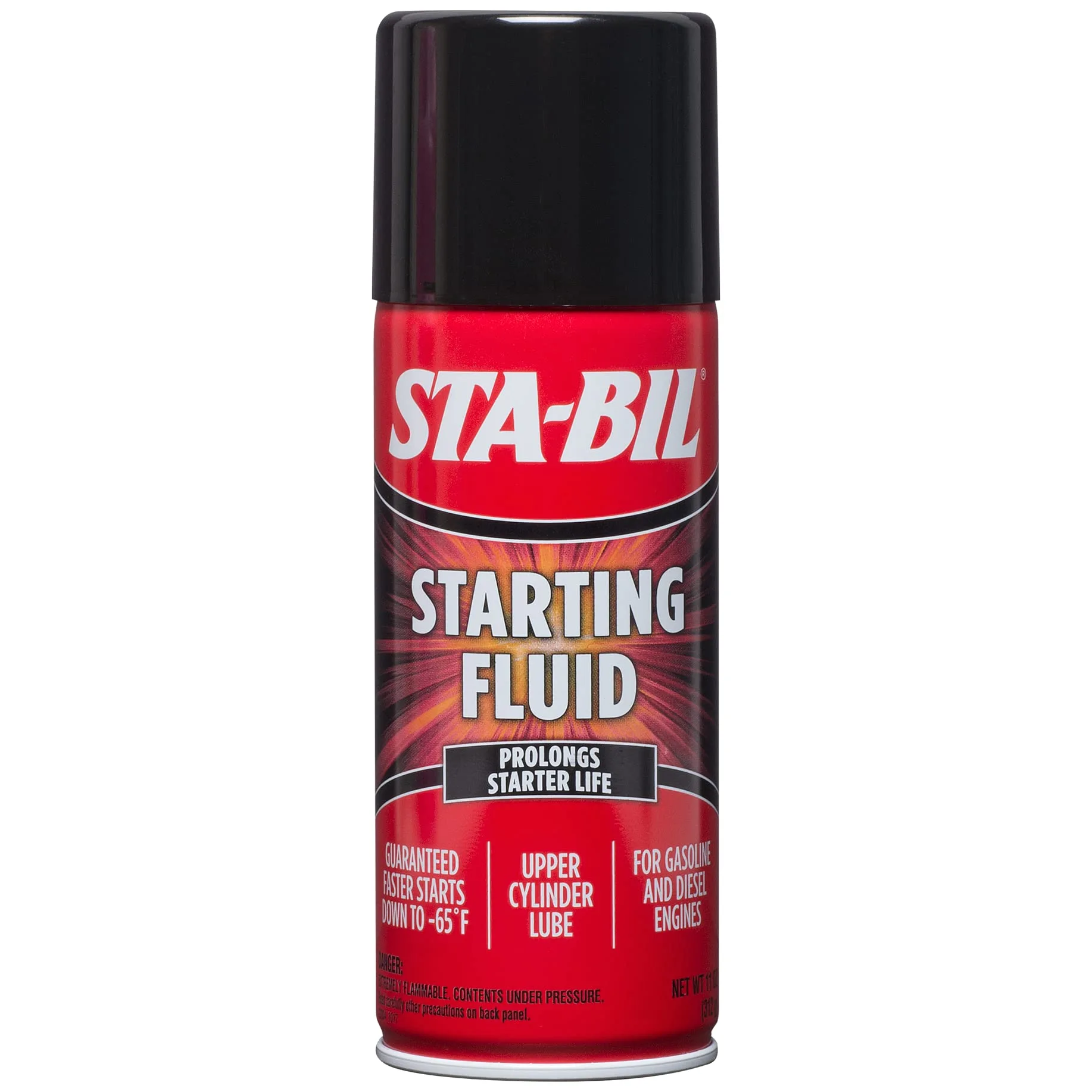 STA-BIL Starting Fluid - Prolongs Starter Life - Upper Cylinder Lube - for Gasoline and Diesel Engines
