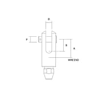 Sta-Lok Swageless Fork Terminal