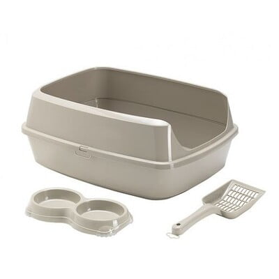 MODERNA KITTYCAT STARTER KIT GREY (AA77) LITTER TRAY MODERNA KITTYCAT STARTER KIT GREY (AA77) LITTER TRAY