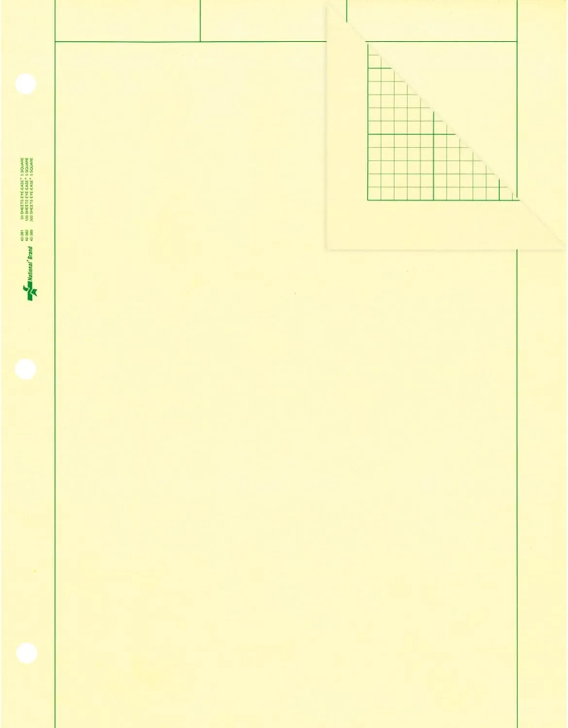 Staedtler Engineering Computation Pad, 5 x 5 Grid, 100 Sheets
