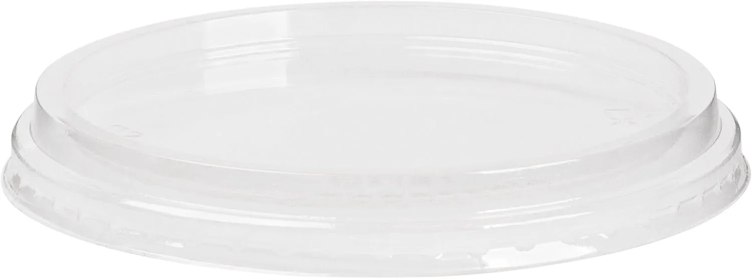 STALKMARKET Jaya 100% Compostable Clear PLA Round Deli Containers & Lids