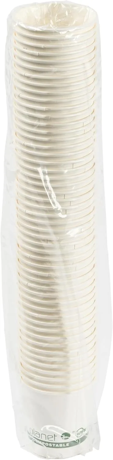StalkMarket Planet+ 100% Compostable PLA Laminated Hot Cup, 4-Ounce, 1000-Count Case