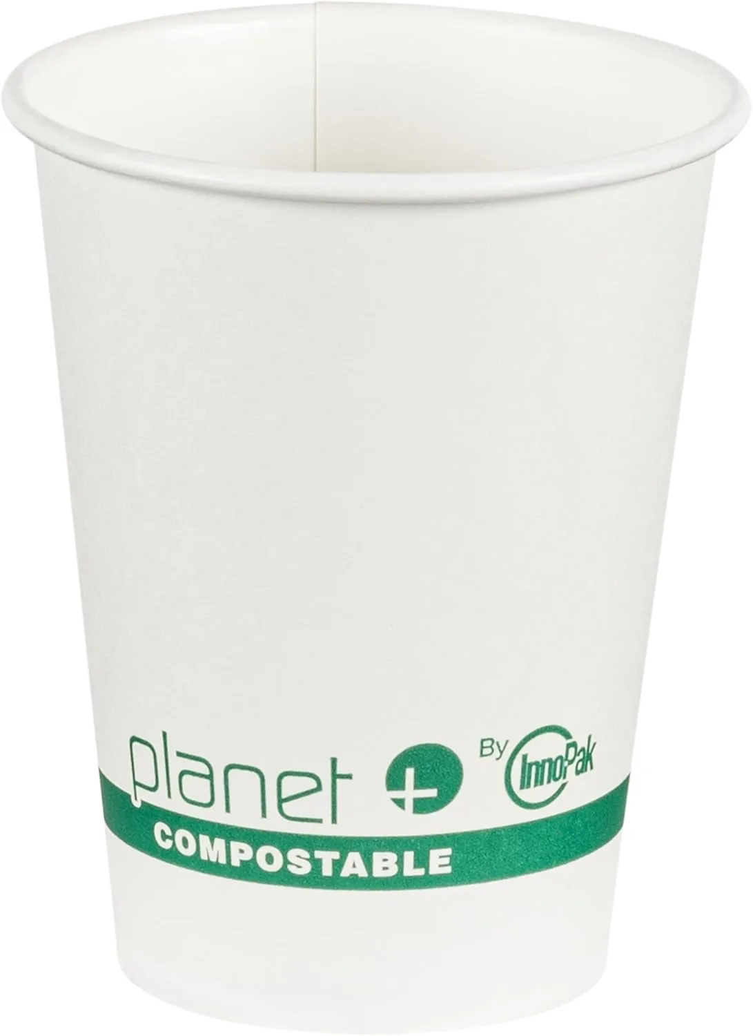 Planet+ 100% Compostable PLA Laminated Hot Cup, 12-Ounce, 1000-Count Case