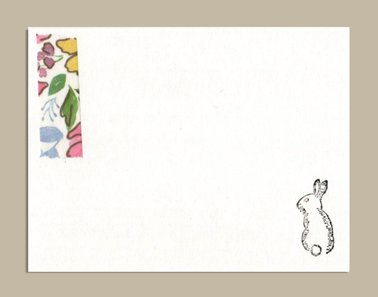 Min Stamp Card Rabbit Min Stamp Card Rabbit