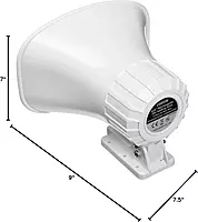 Standard STD-240SW 240SW 5-Inch x 8-Inch PA Horn Speaker