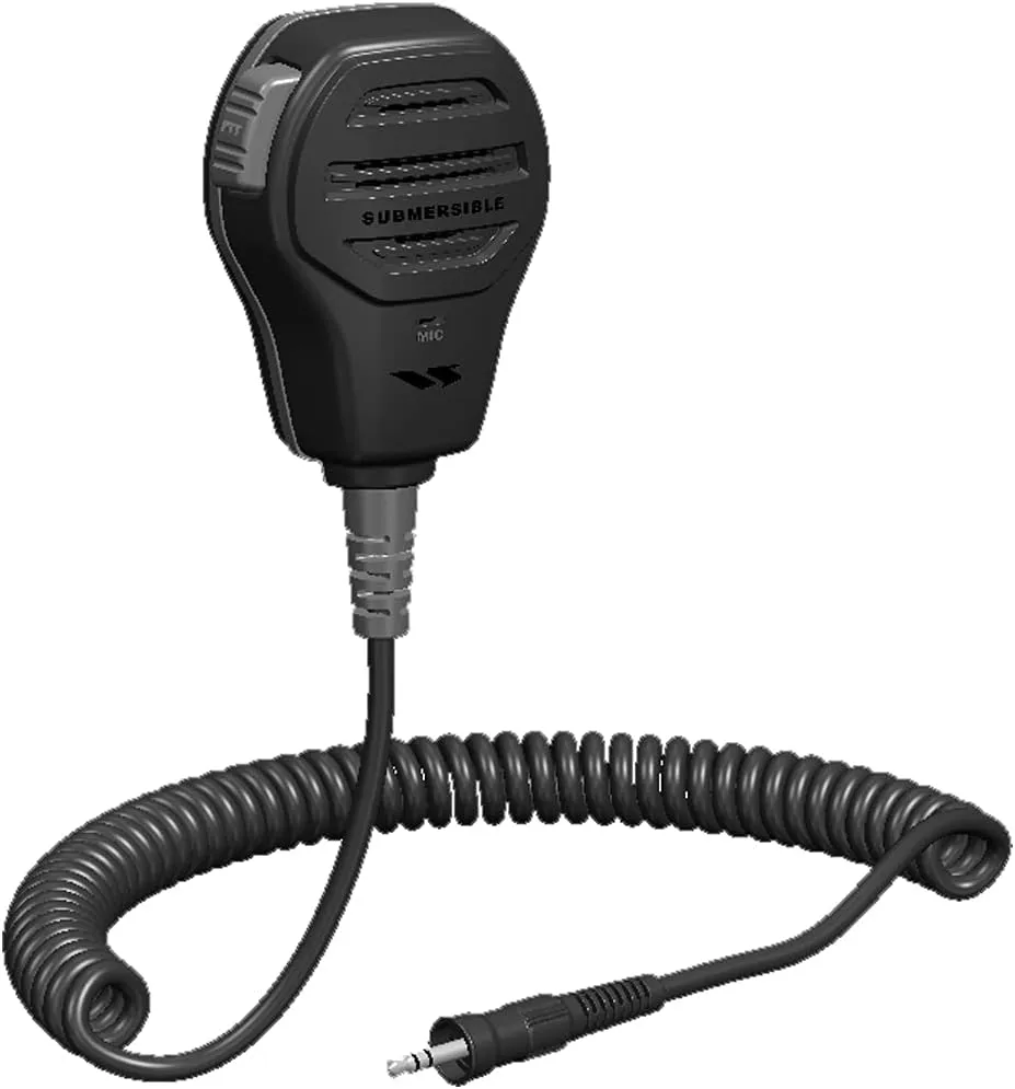 Standard Horizon MH-73A4B Speaker/Microphone Black, Small Microphone Standard Packaging