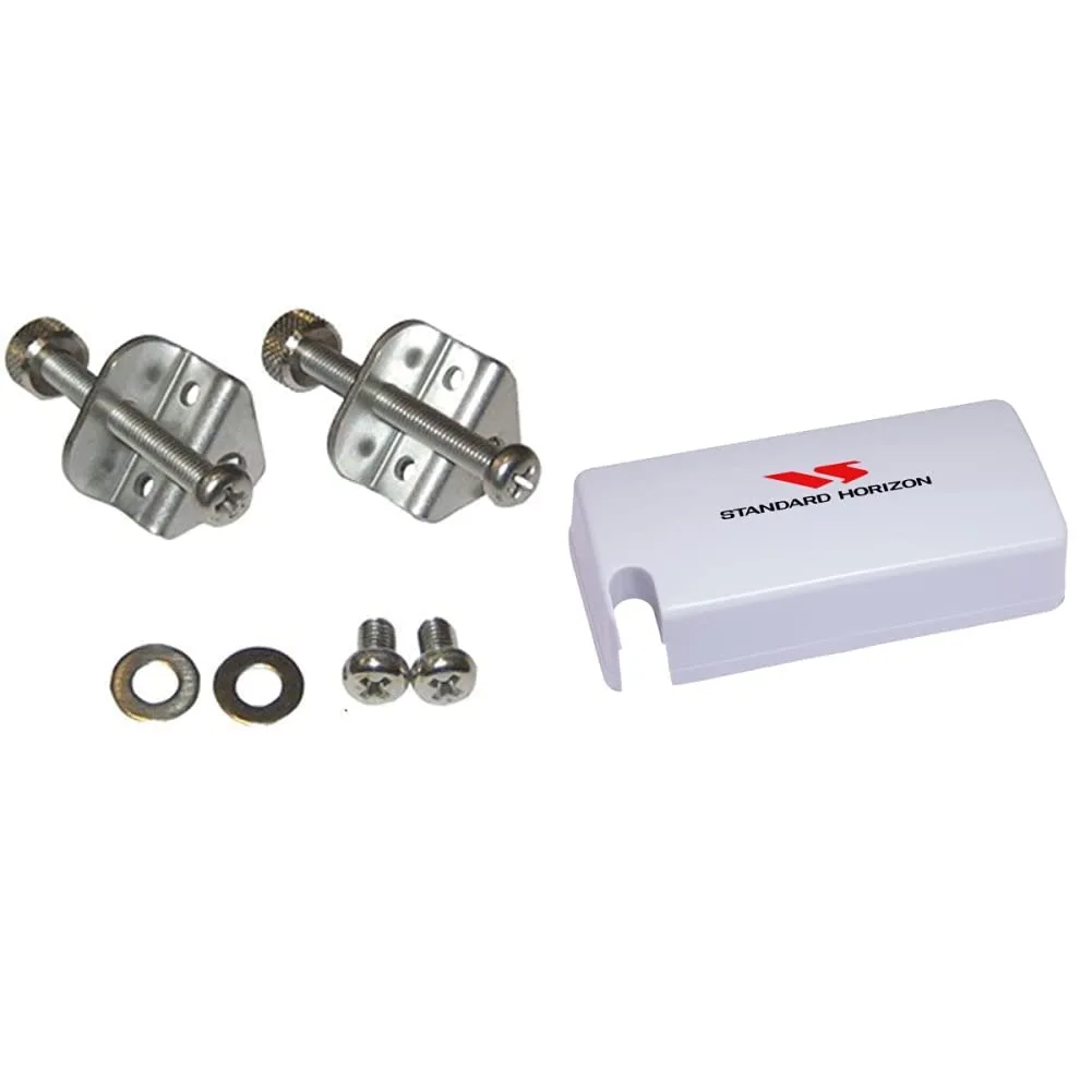 Standard Horizon Flush Mount Kit for Explorer GX1600/GX1700 and Rain/Dust Cover for GX1600 Explorer Marine VHF (White) Kit