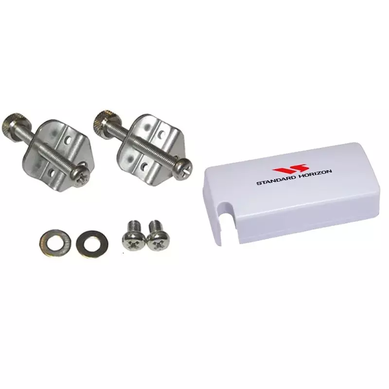 Standard Horizon Flush Mount Kit for Explorer GX1600/GX1700 and Rain/Dust Cover for GX1600 Explorer Marine VHF (White) Kit