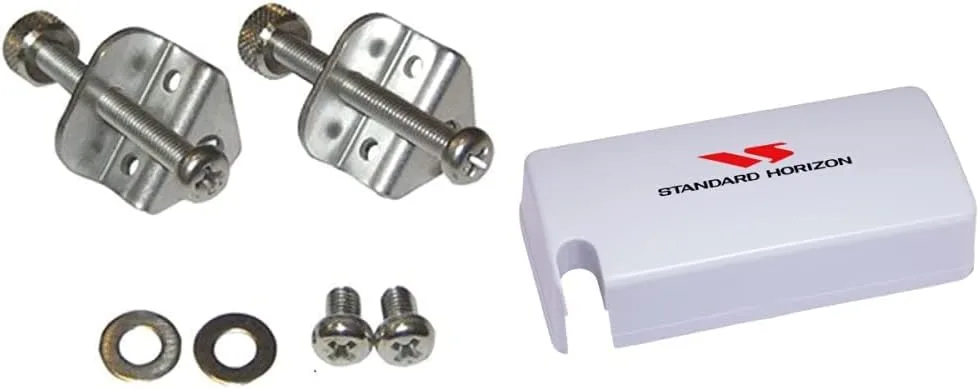 Standard Horizon Flush Mount Kit for Explorer GX1600/GX1700 and Rain/Dust Cover for GX1600 Explorer Marine VHF (White) Kit
