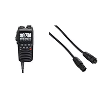 STANDARD HORIZON SSM-70H 2.5" Wired Remote Access Microphone (RAM4) & CT-100 23FT Extension Cable for RAM+ or VH-310