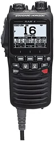 STANDARD HORIZON SSM-70H 2.5" Wired Remote Access Microphone (RAM4) & CT-100 23FT Extension Cable for RAM+ or VH-310