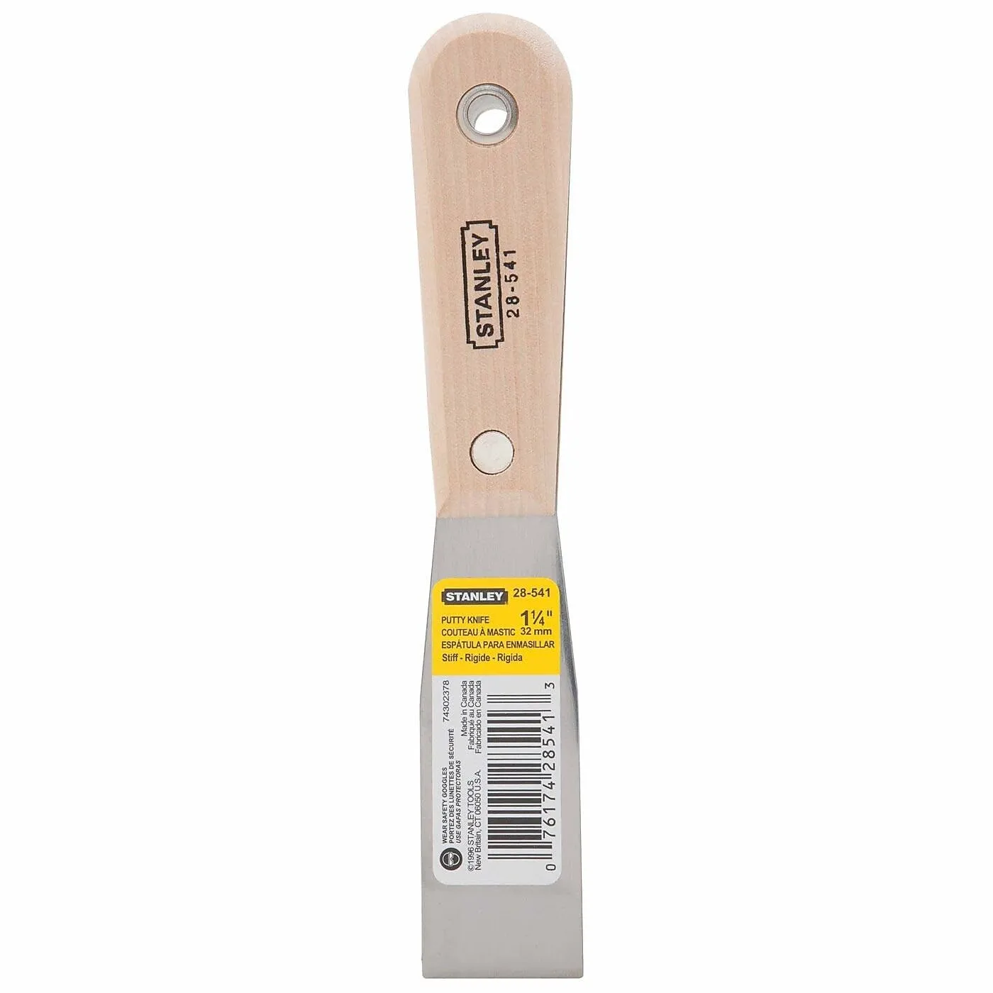Stanley Wood Handle Stiff Putty Knife