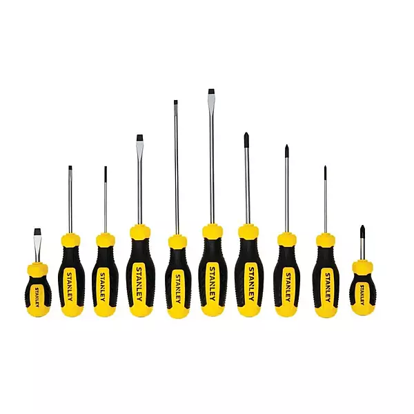 STANLEY 10PC Screwdriver Set